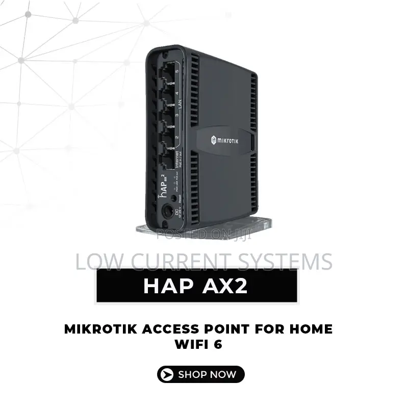 MIKROTIK Hap Ax2 Wireless SYSTEM ROUTER Wifi 6 AP Internet