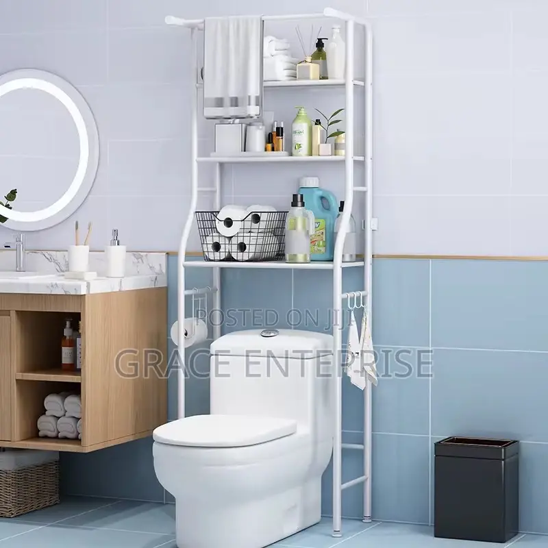 Make Small Space Useful With Our Toilet Rack Available