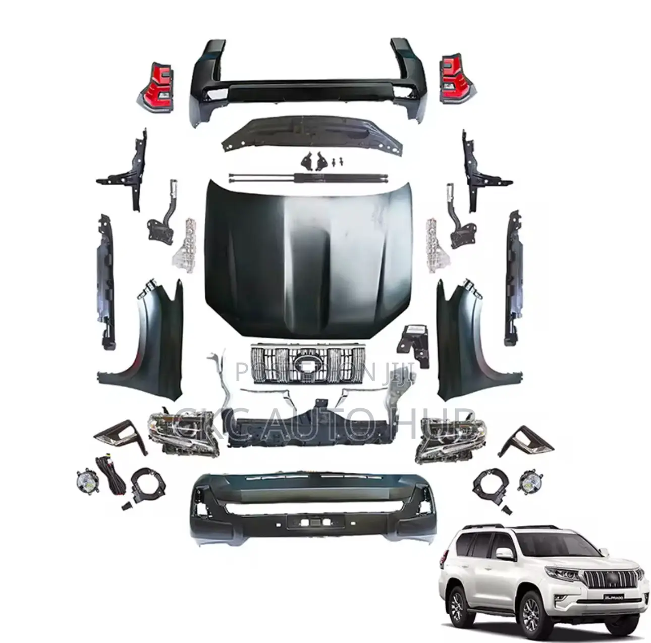 Land Cruiser Prado 2012 To 2021 Body Kit Upgrade