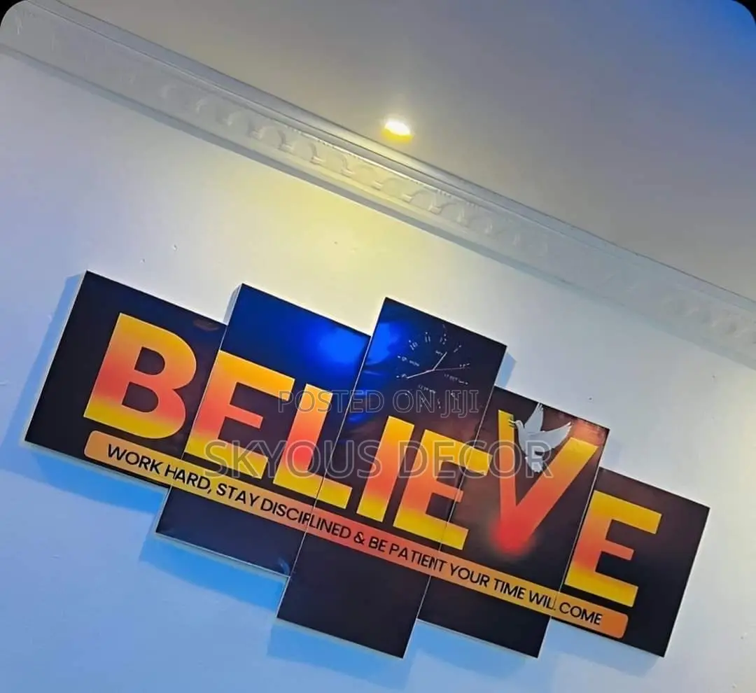 Believe Wall Art Hangings