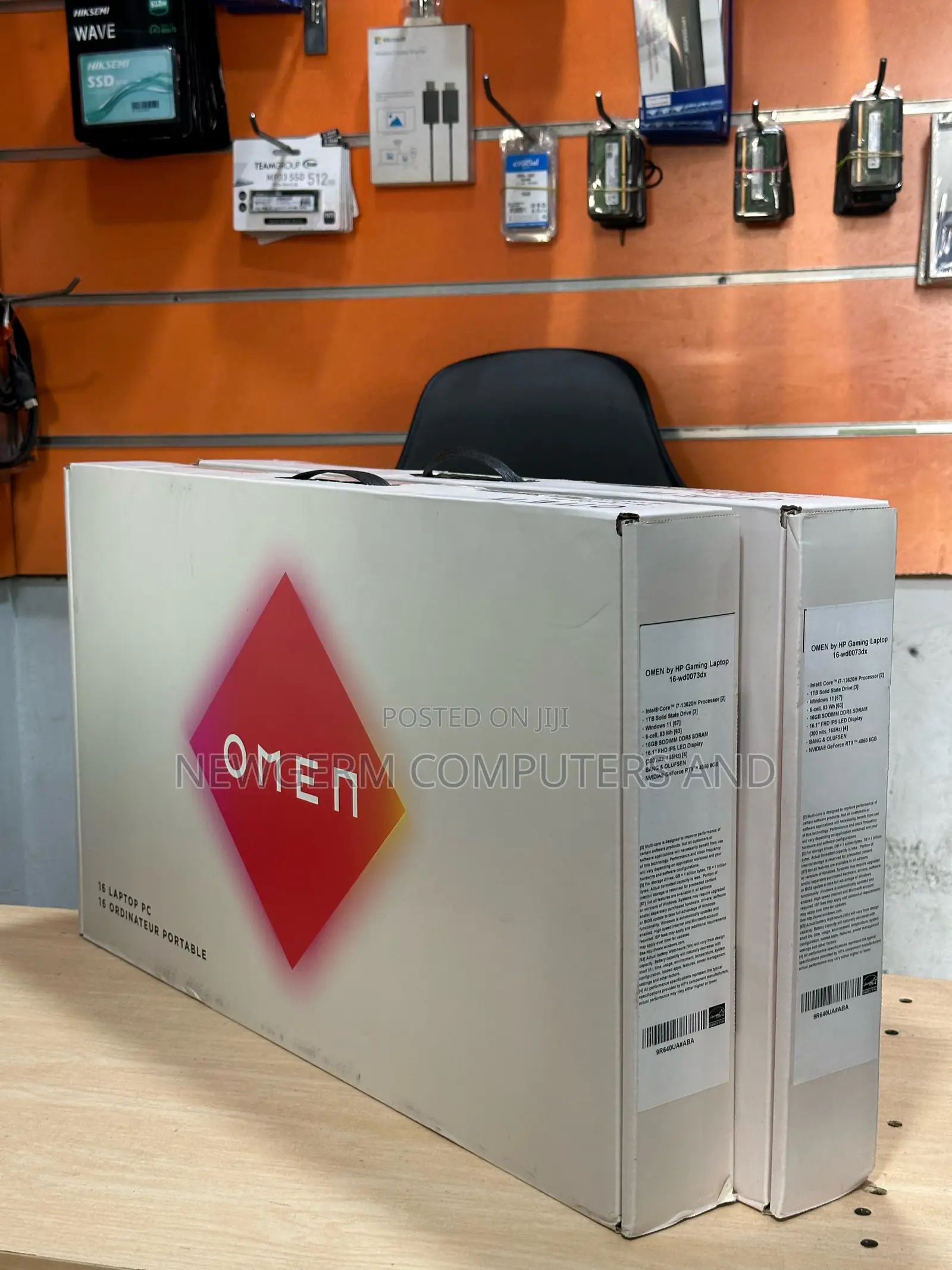 New Laptop HP Omen 16 16GB Intel Core i7 SSD 1T