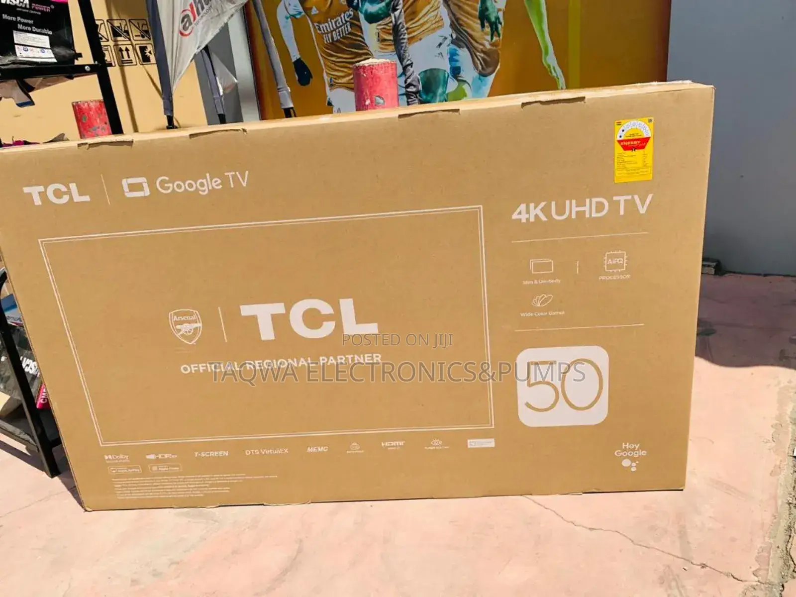 Enhanced TCL 50"P755 Uhd Smart Tv