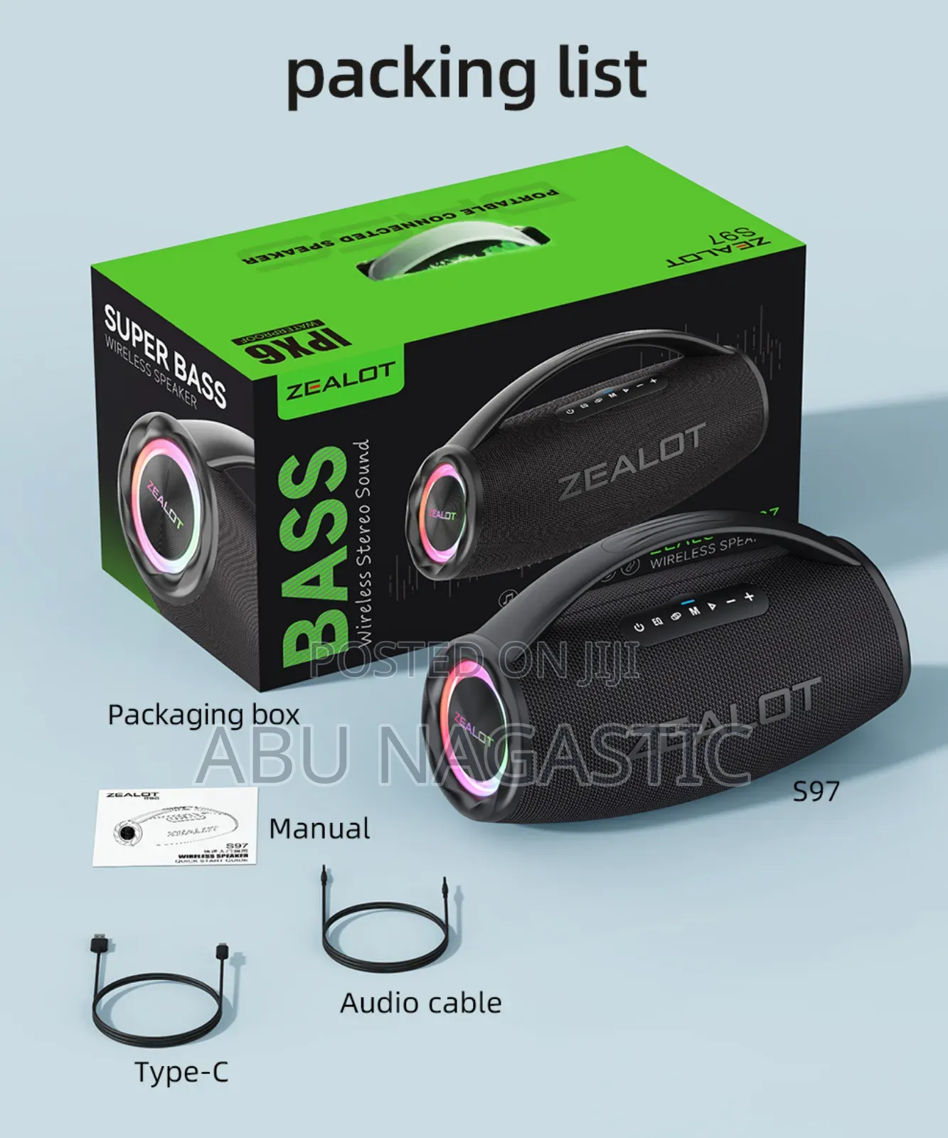 Boombox Zealot S97 Bluetooth Speaker