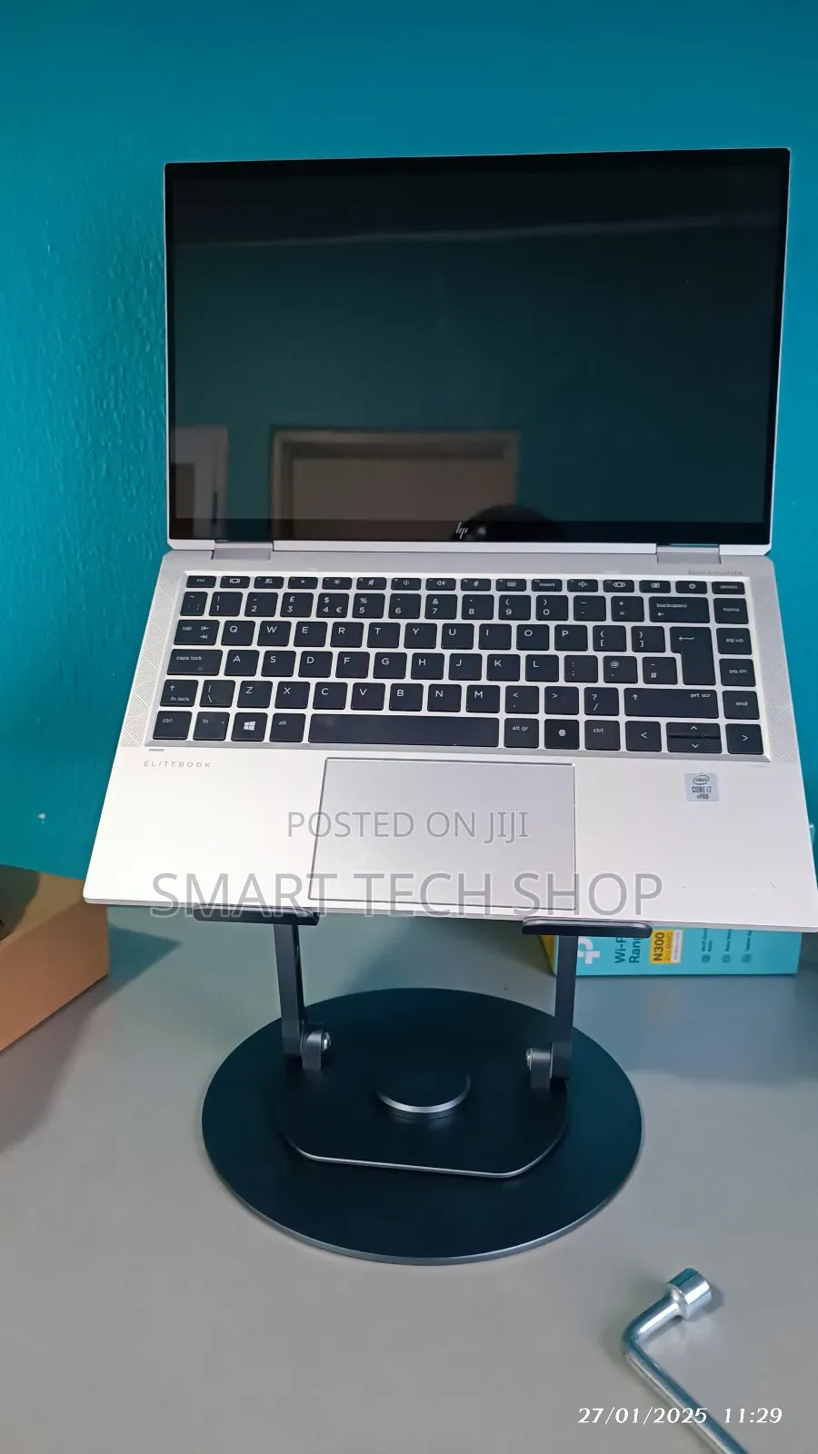 360 Rotating Adjustable Foldable Aluminium Laptop Stand
