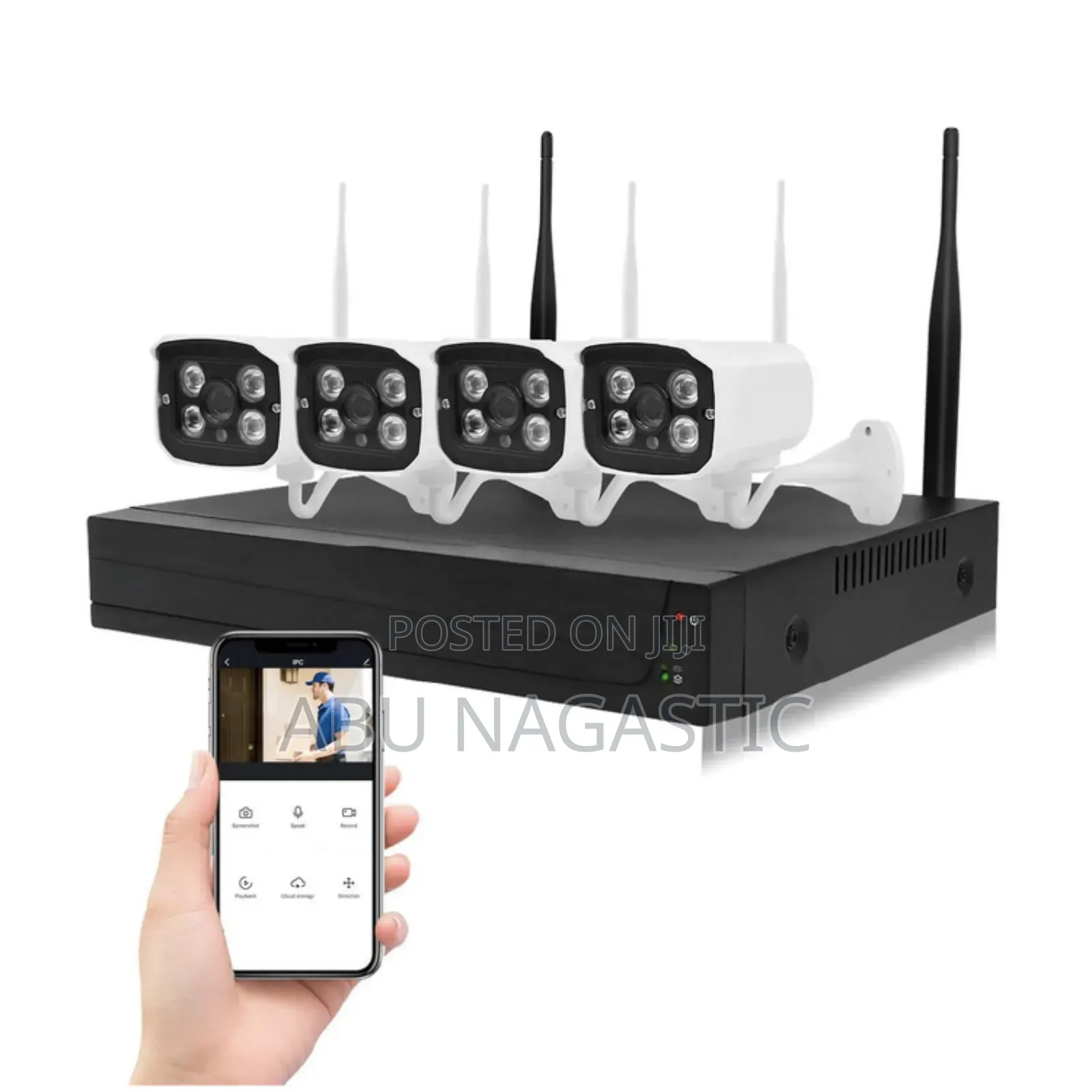 Nvr Cctv Zkteco Wifi Kit Camera