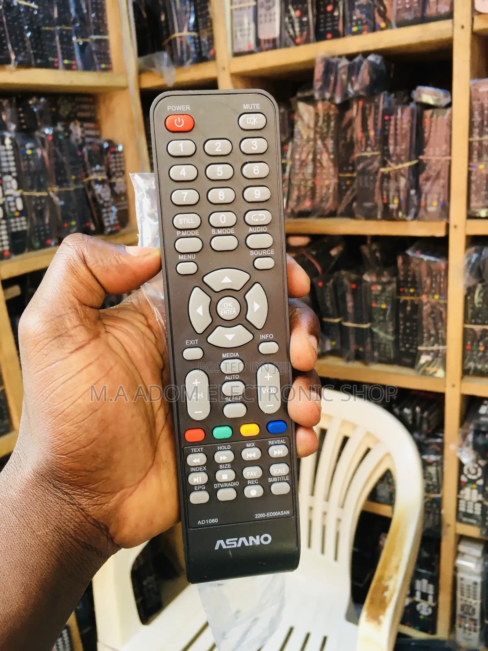 Asano Remote Control for Led Tv