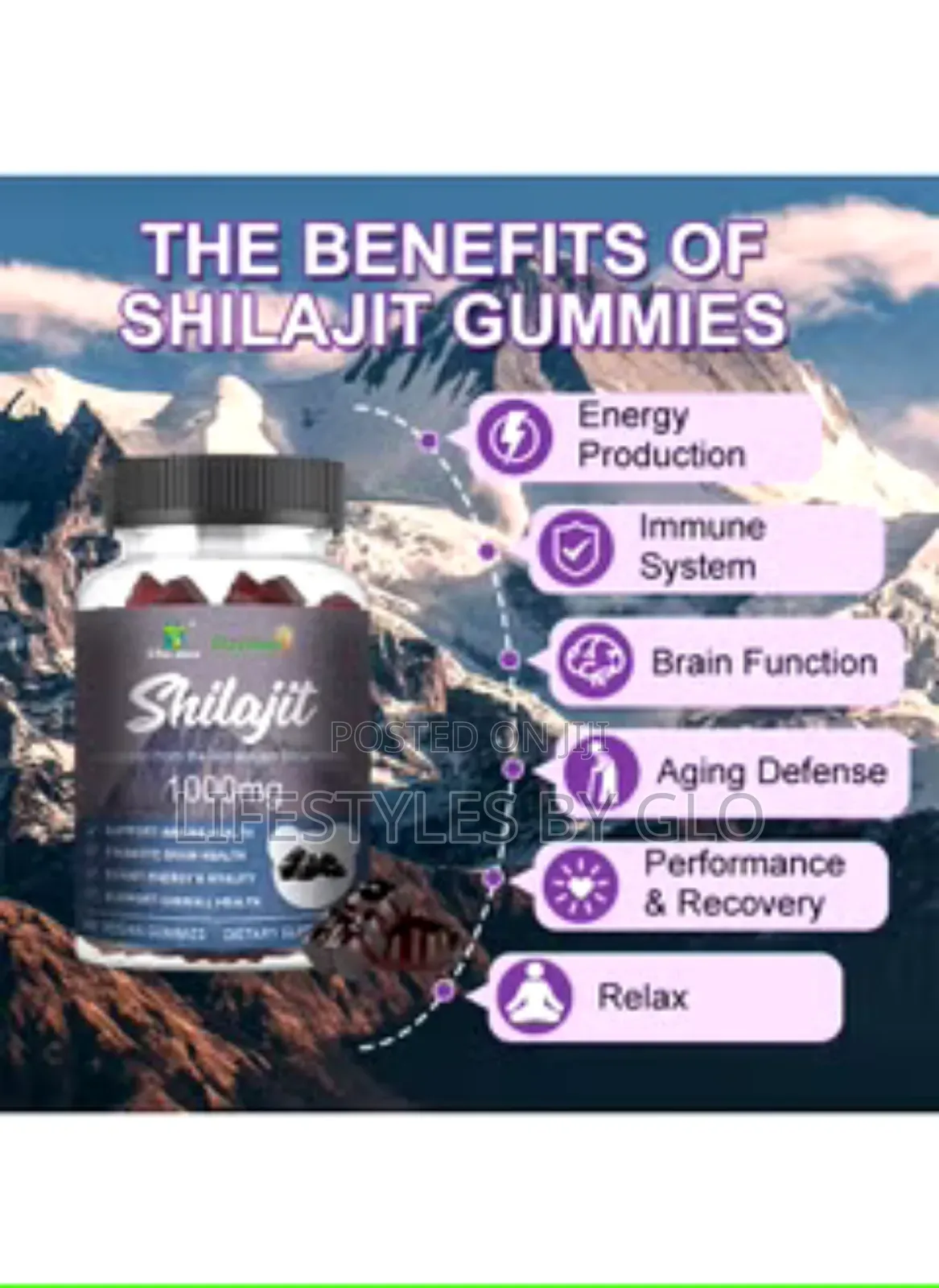 Pure Himalayan Shilajit Gold Resin + Ashwaganda Gummies I