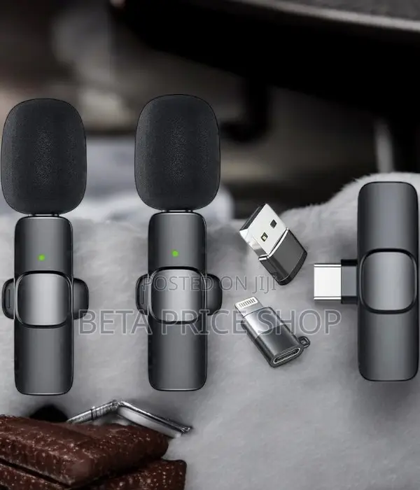 2 in 1 Wireless Microphone for Android and iPhone