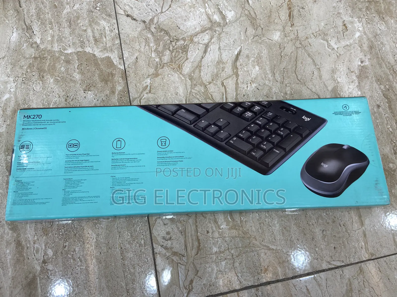 Logitech MK270 Wireless Keyboard Mouse Combo