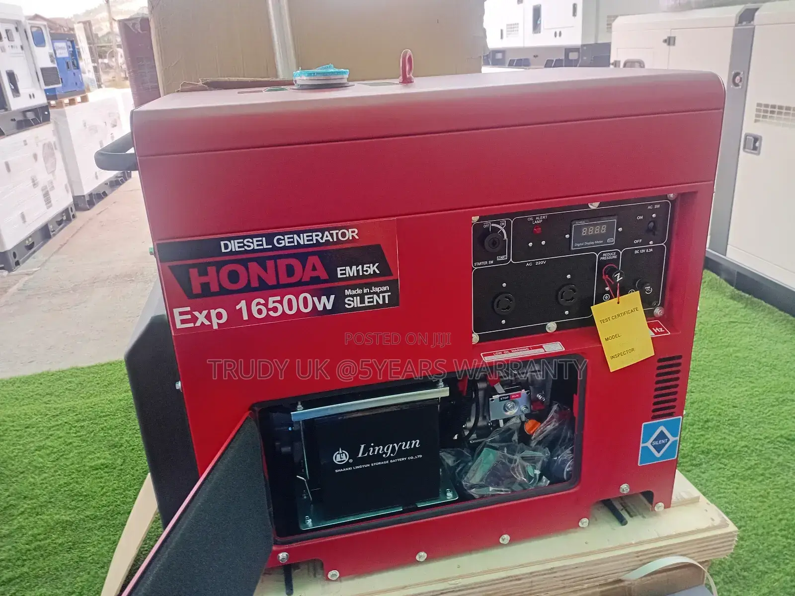 Super Efficiency 15kva 16500wats Japan Honda Generator Model