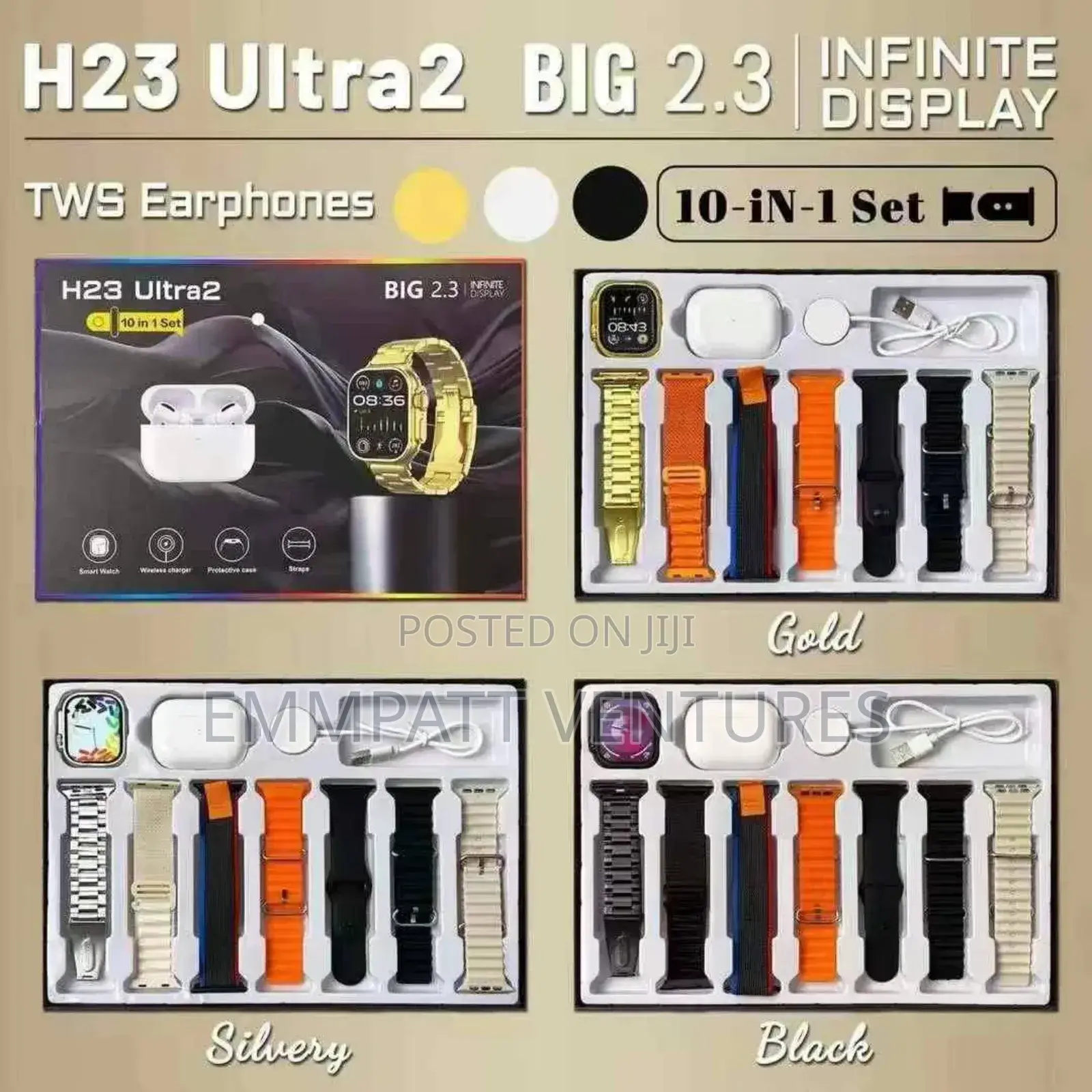 H23 Ultra 2 Smart Watch and It Accessories