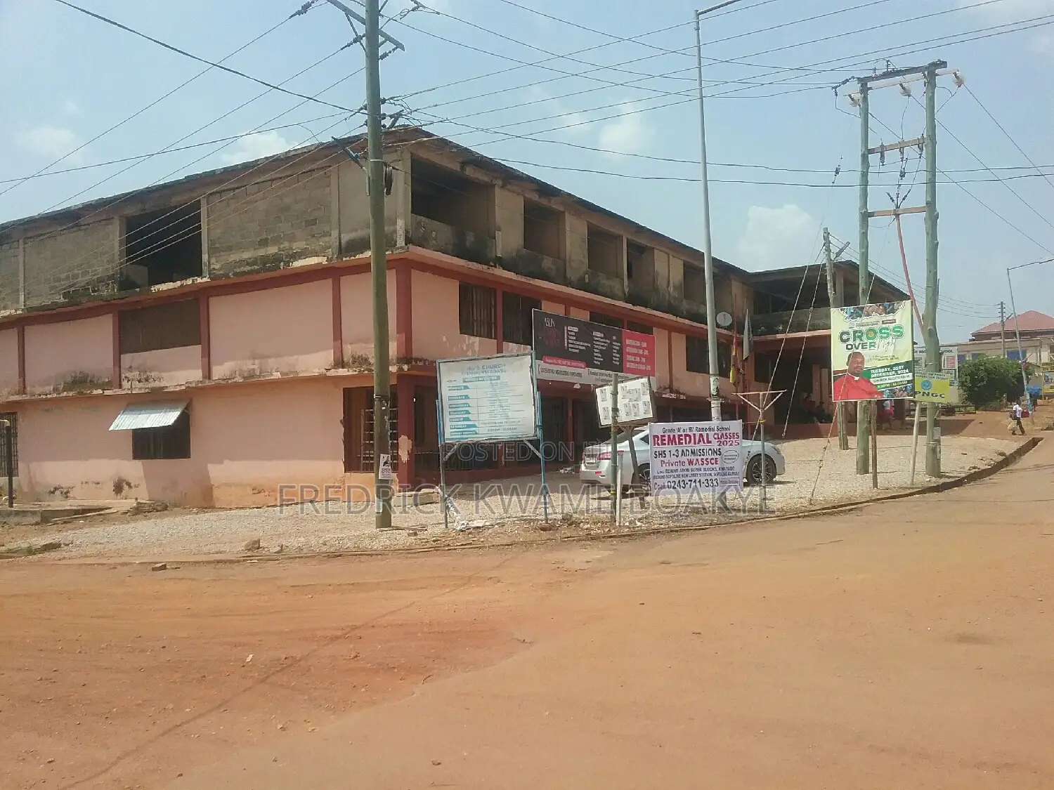 2 Acres With 50 Classrooms for Sale at Kwadaso Estate