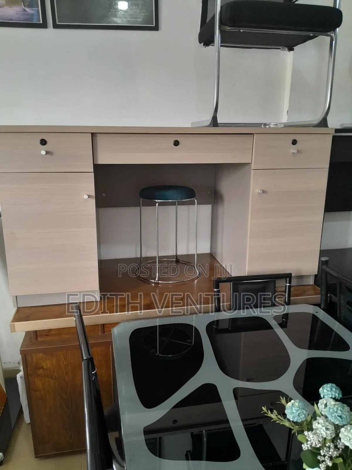 Gray Coloured Table