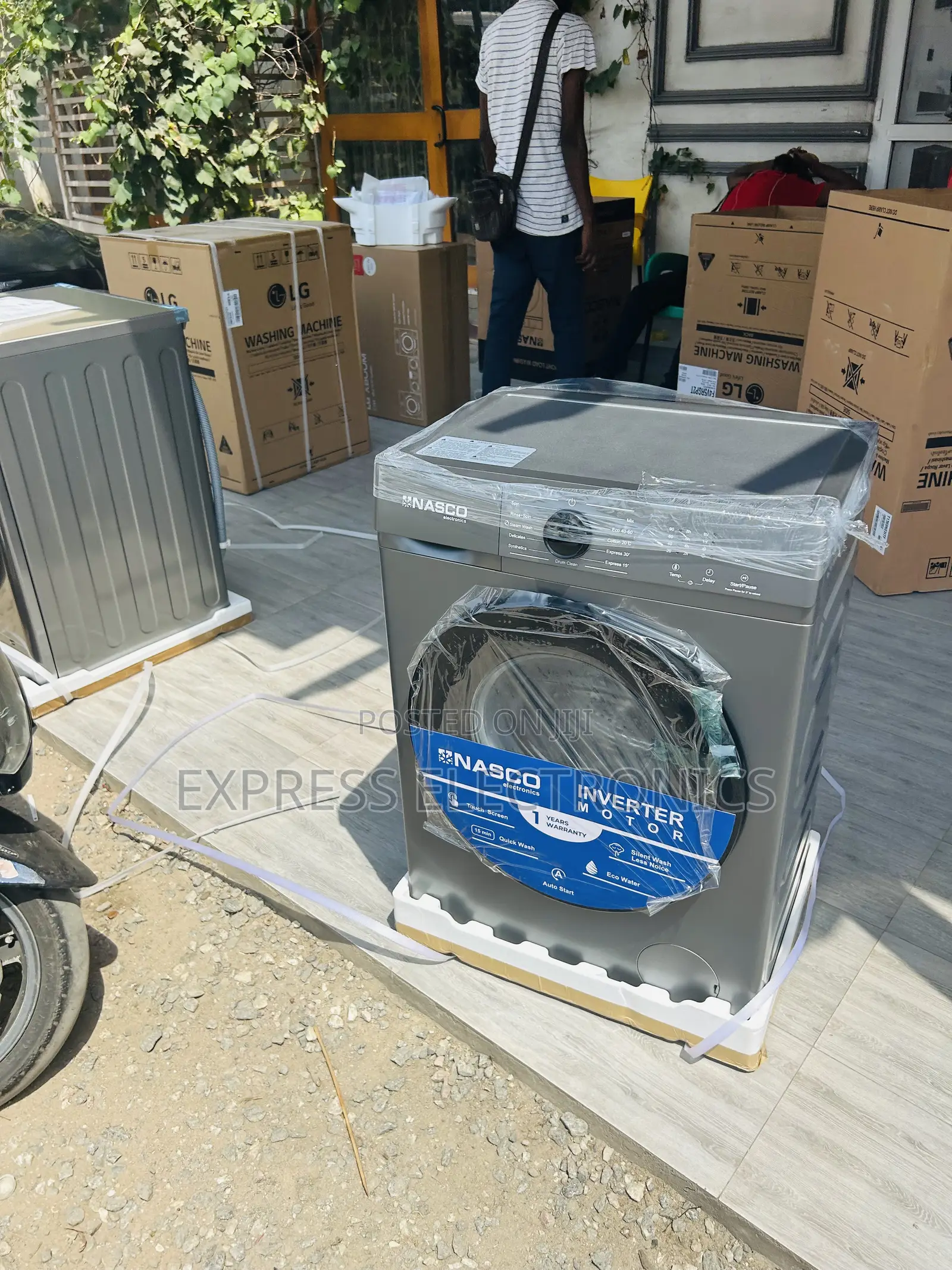 Ultra Modern Washing Machine 8kg Front Load Nasco