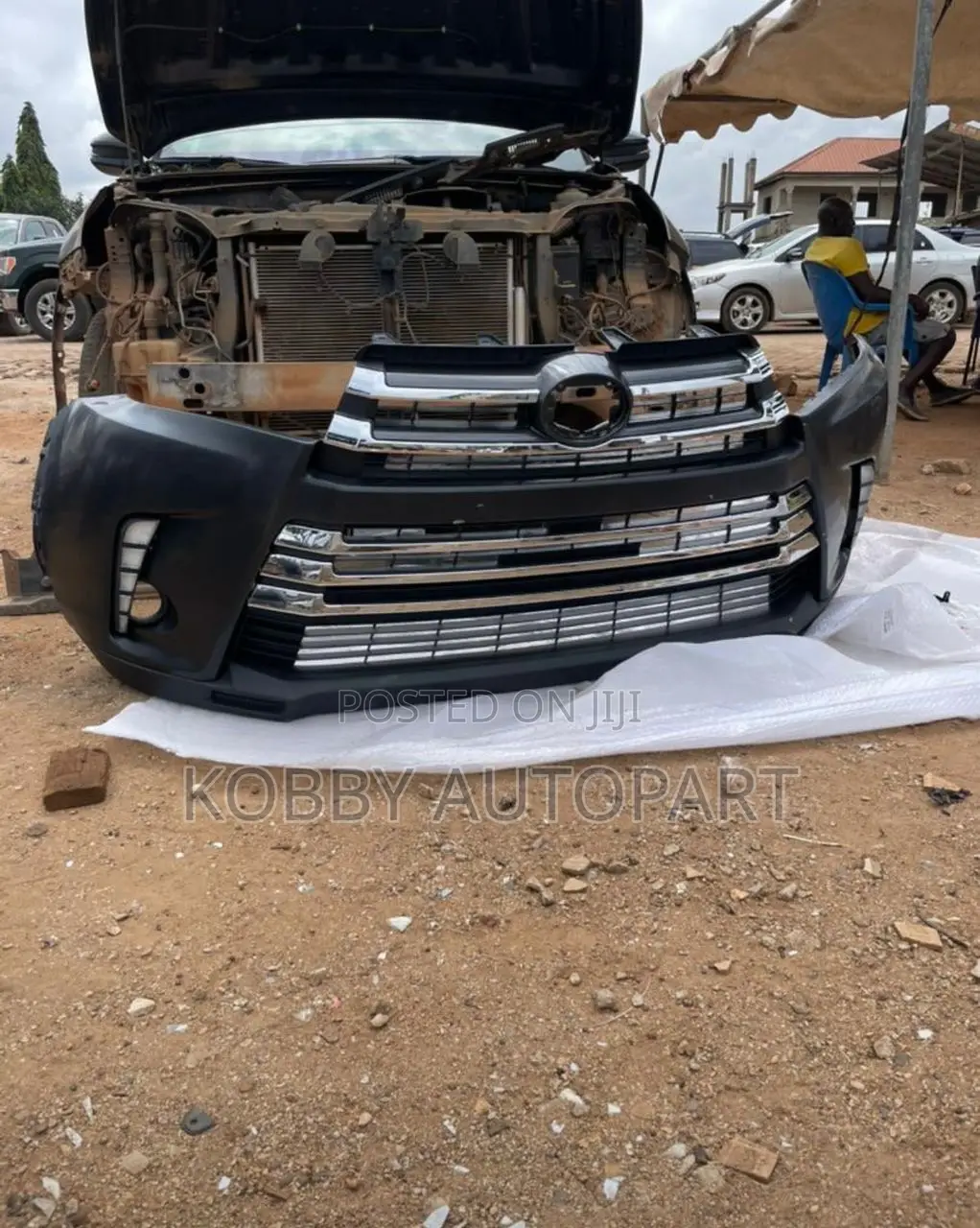 Highlander Front Bumper Complete 2016 2017 2018