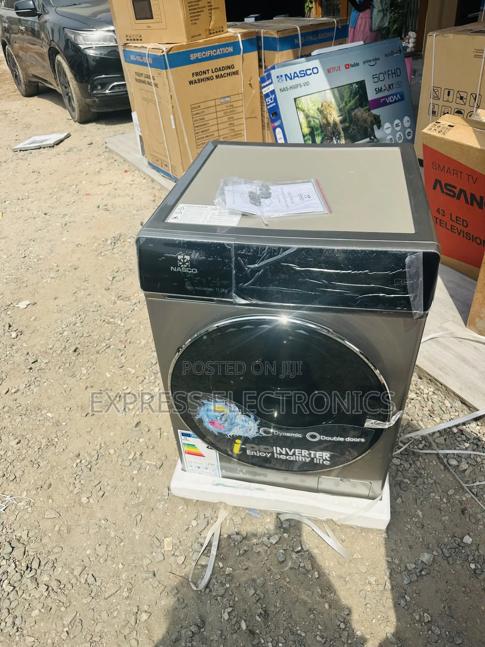 Easy to Use Nasco Inverter 11kg Front Load WM Full Auto