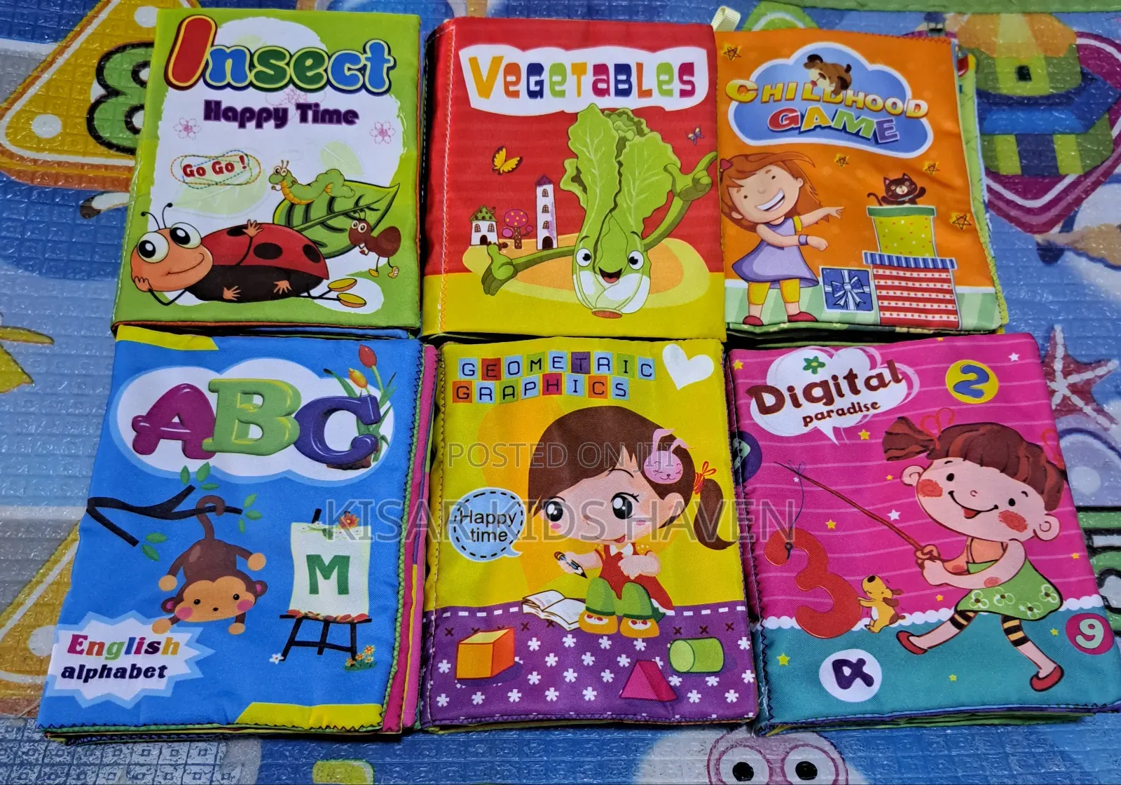 Kids Cloth Book 6 Pieces 6 Months To 3 Years (Price For 1 )