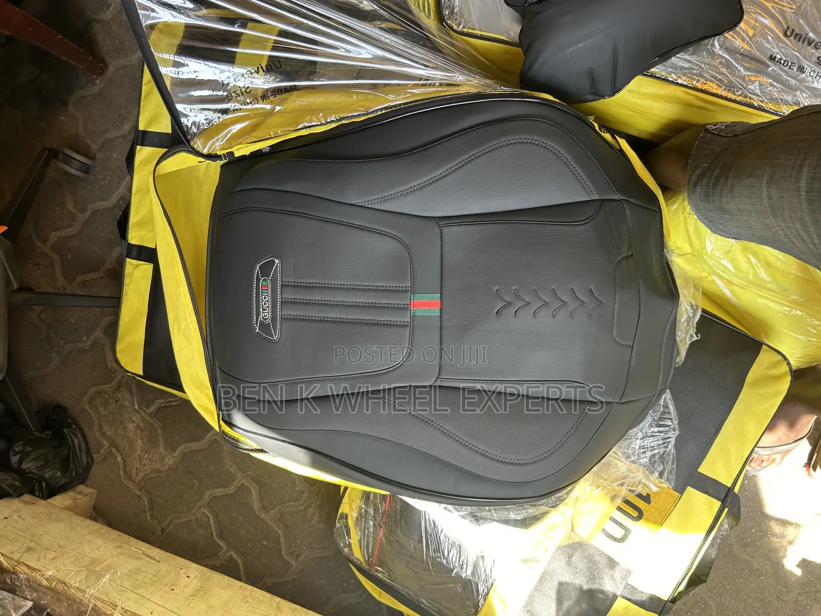 New 10D Leather Seat Cover With Back Support