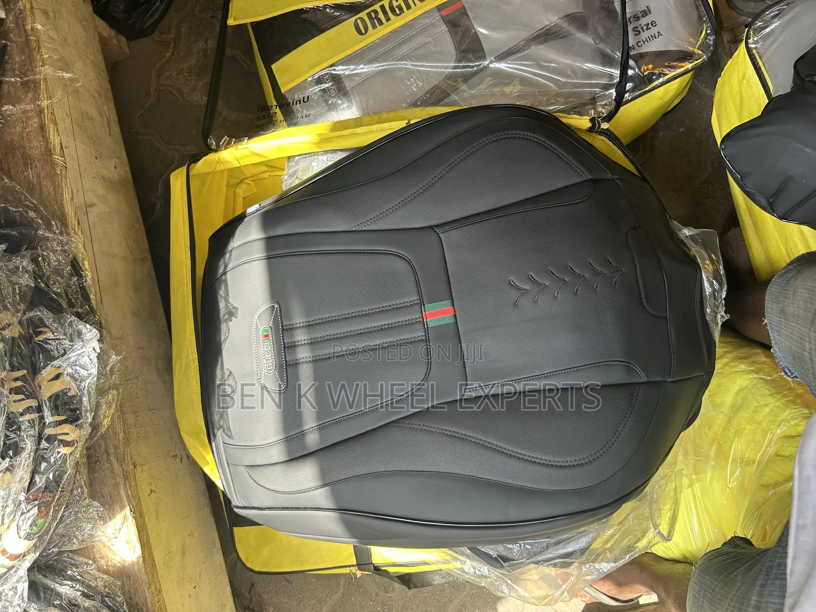New 10D Leather Seat Cover With Back Support