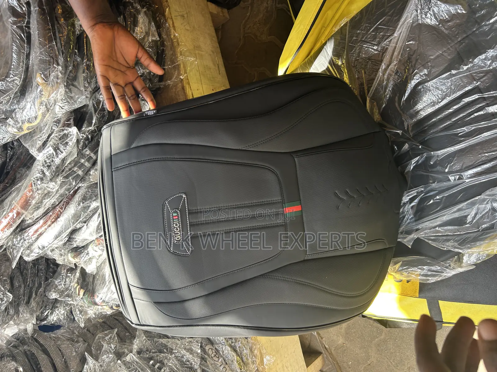 New 10D Leather Seat Cover With Back Support