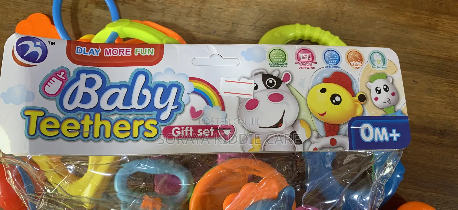Baby Teethers and Rattle Gift Set