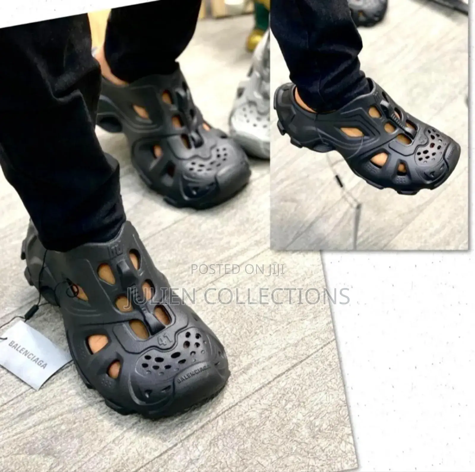Balenciaga Crocs All Black