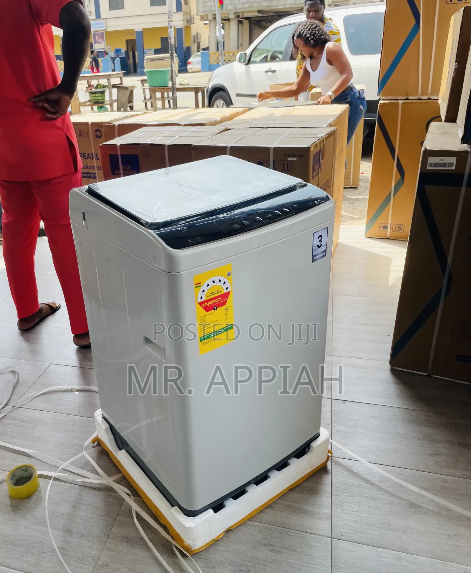 Purchase Unique TCL 8kg Semi-Auto Electric Washing Machine.