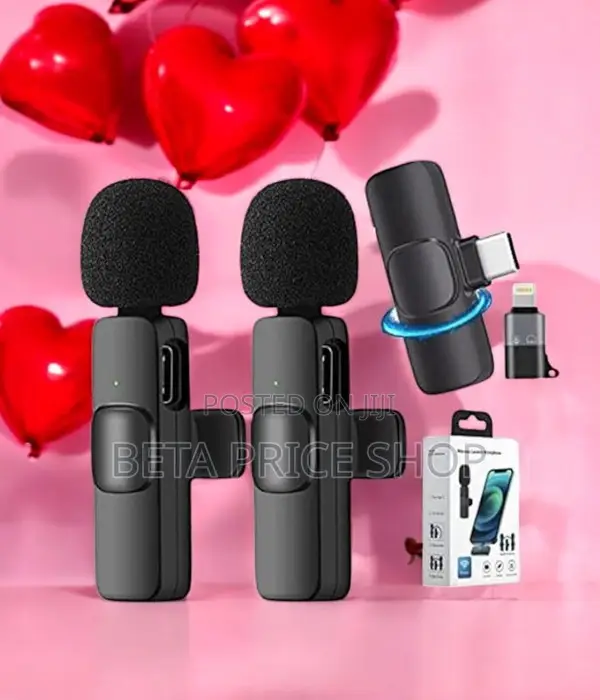 2 in 1 Wireless Microphone for Android and iPhone