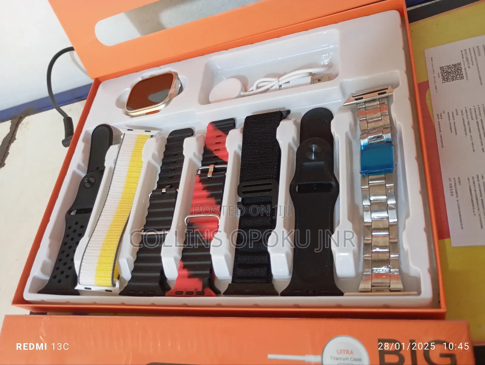 Modern Smart Watch Ultra 7 in 1 Strap Combo