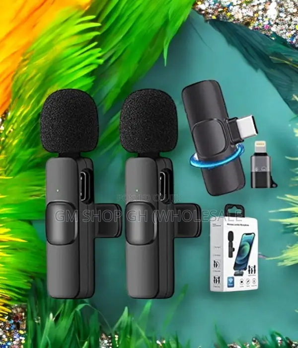 2 in 1 Wireless Microphone for Android and iPhone