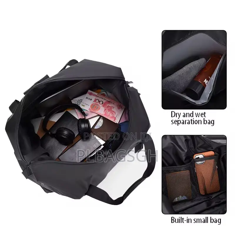 Potable Leather Duffel Traveling Bag at Plbagsgh