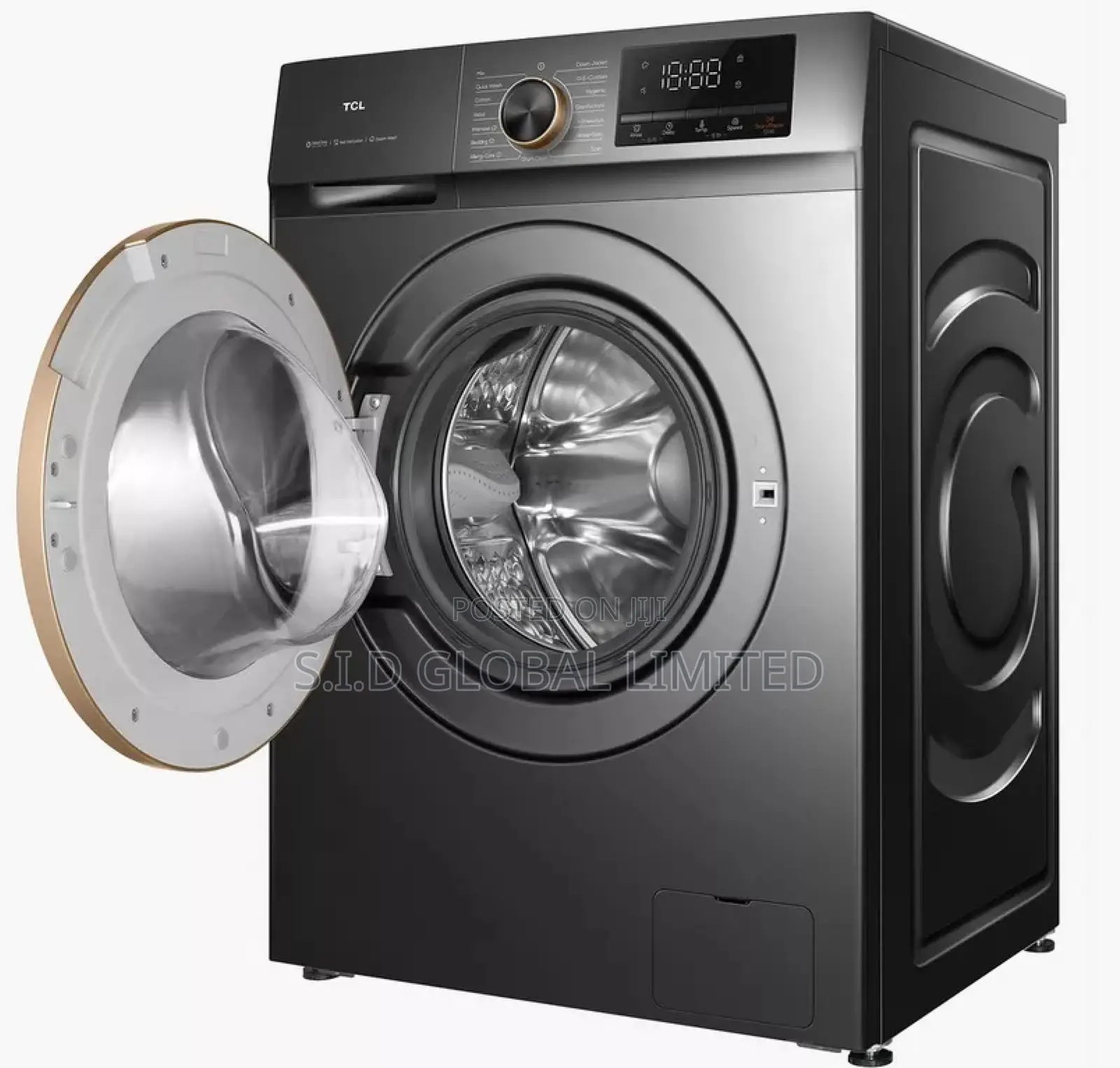 Safety Lock TCL-Front-Load-Inverter-8kg-Washing-Machine