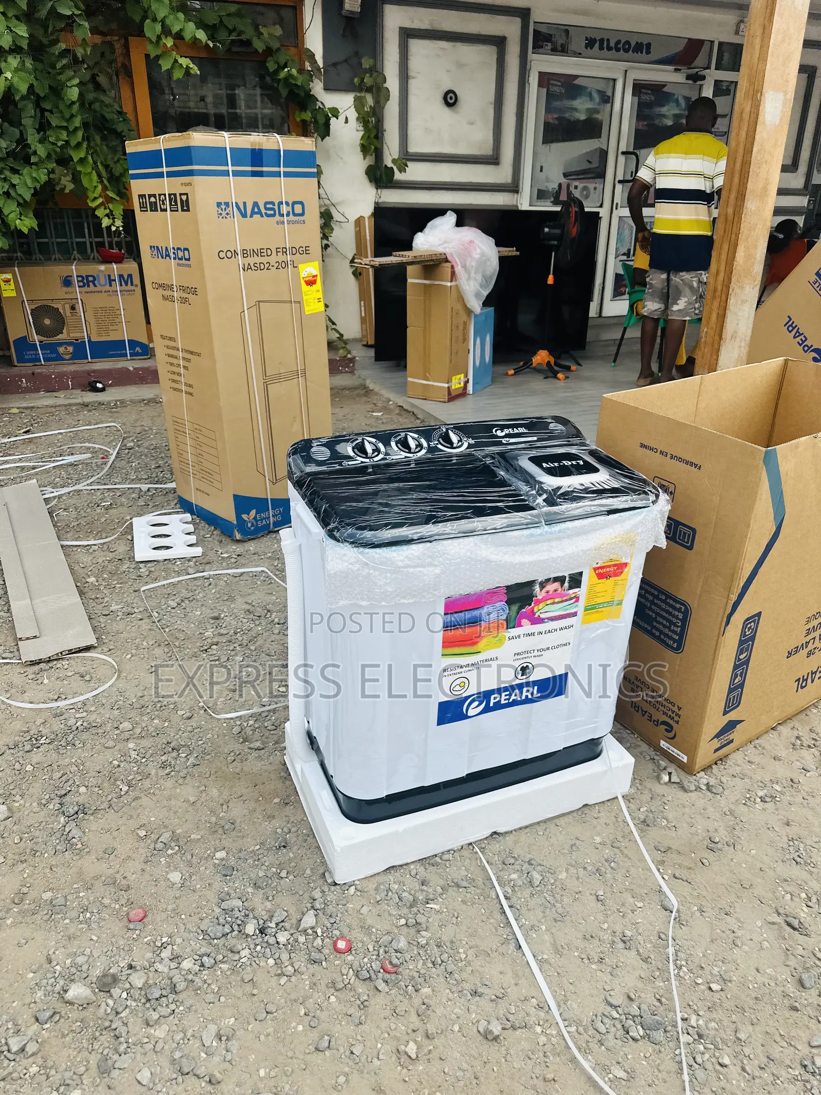 Full Plastic Body Pearl 7kg Topload Wm Semi Automatic