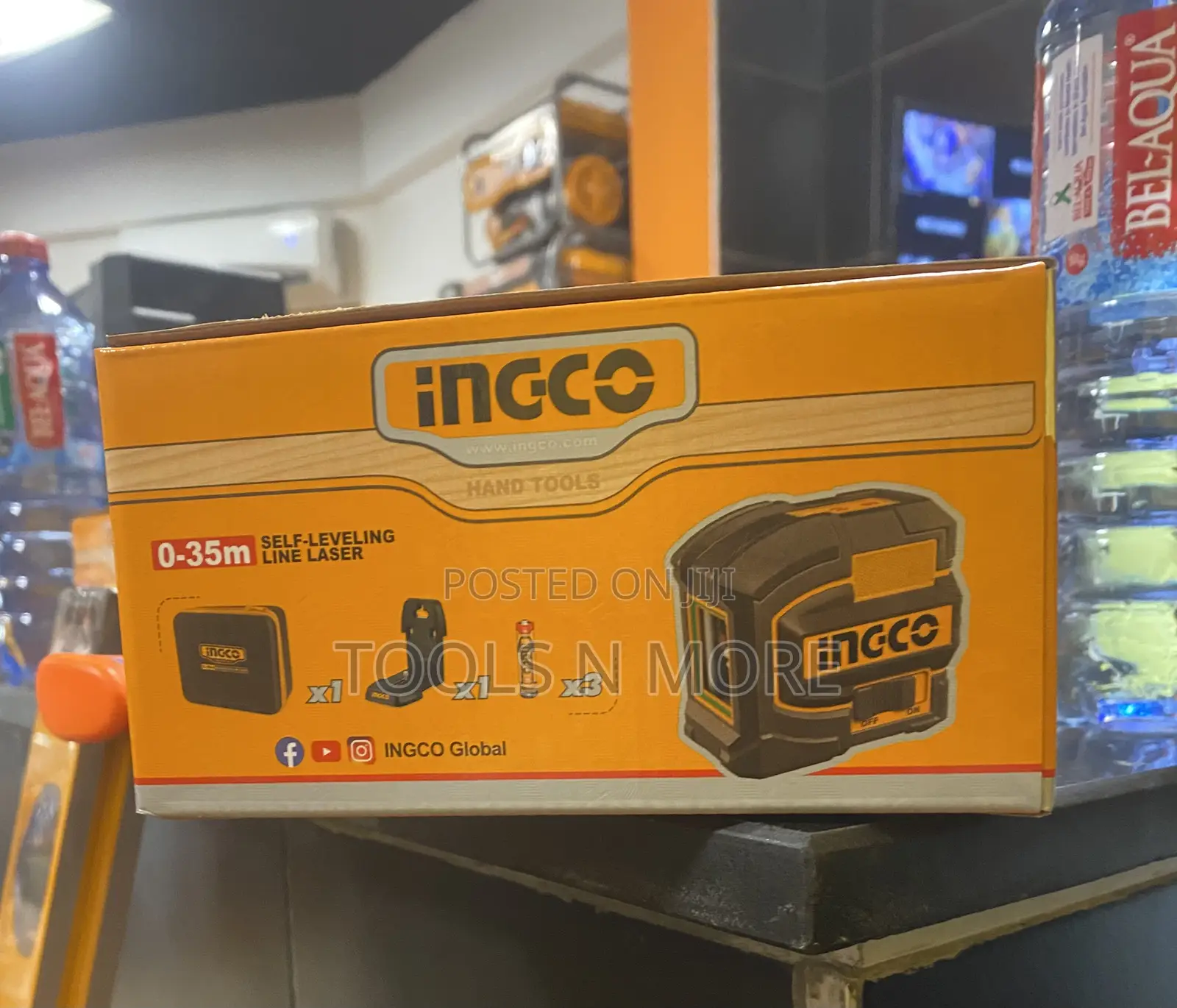 INGCO Self-Leveling Line Laser 0-35m