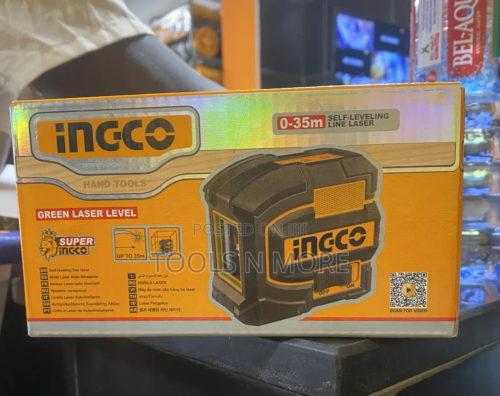 INGCO Self-Leveling Line Laser 0-35m