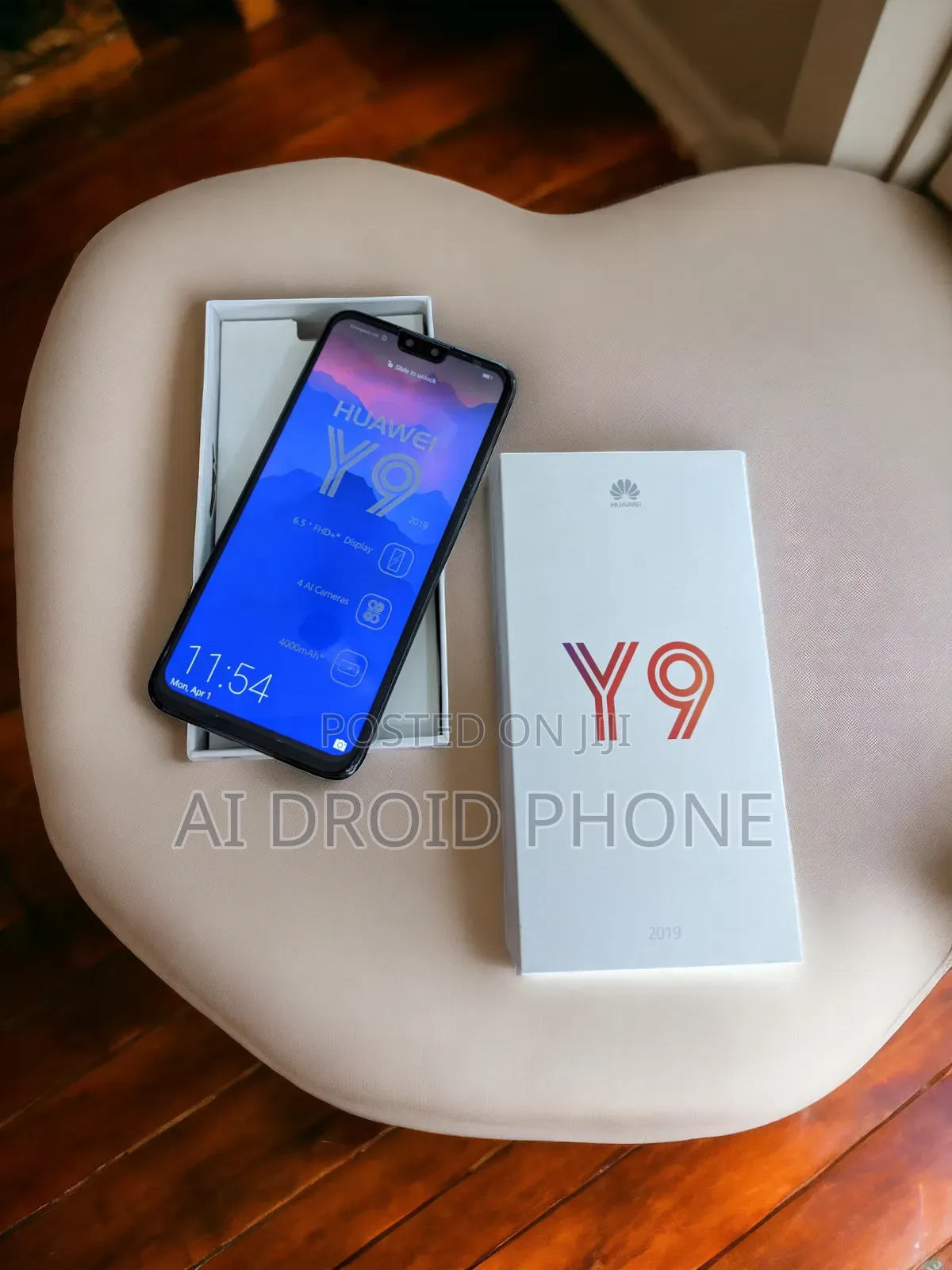 New Huawei Y9 2019 128 GB Gold