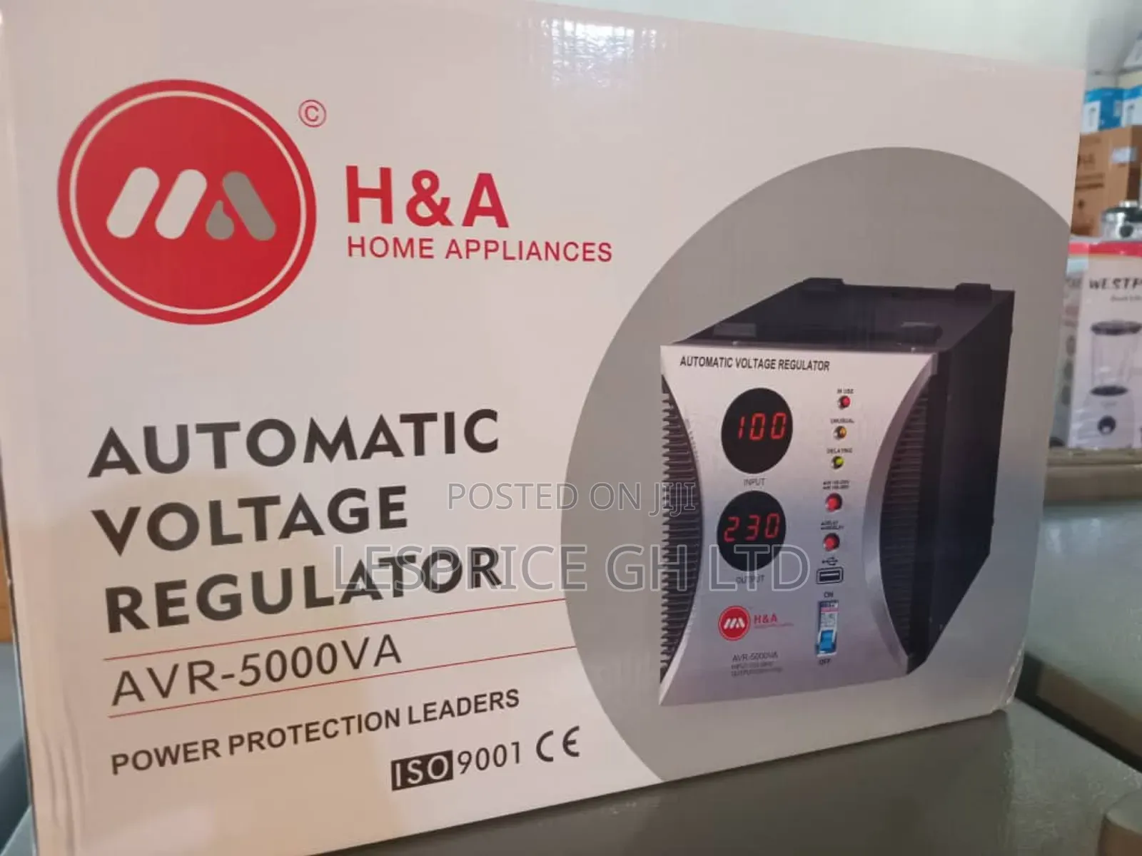 H a 5000VA Digital Regulator. Safe and Efficient