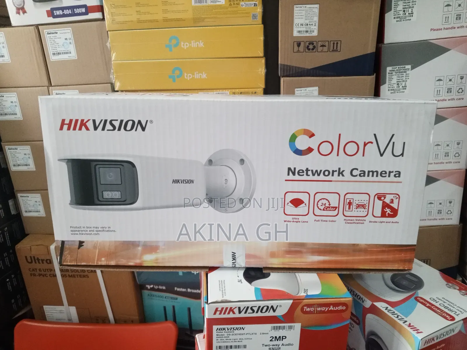 Hikvision 4MP Panoramic Colorvu Fixed Bullet 180° IP Camera