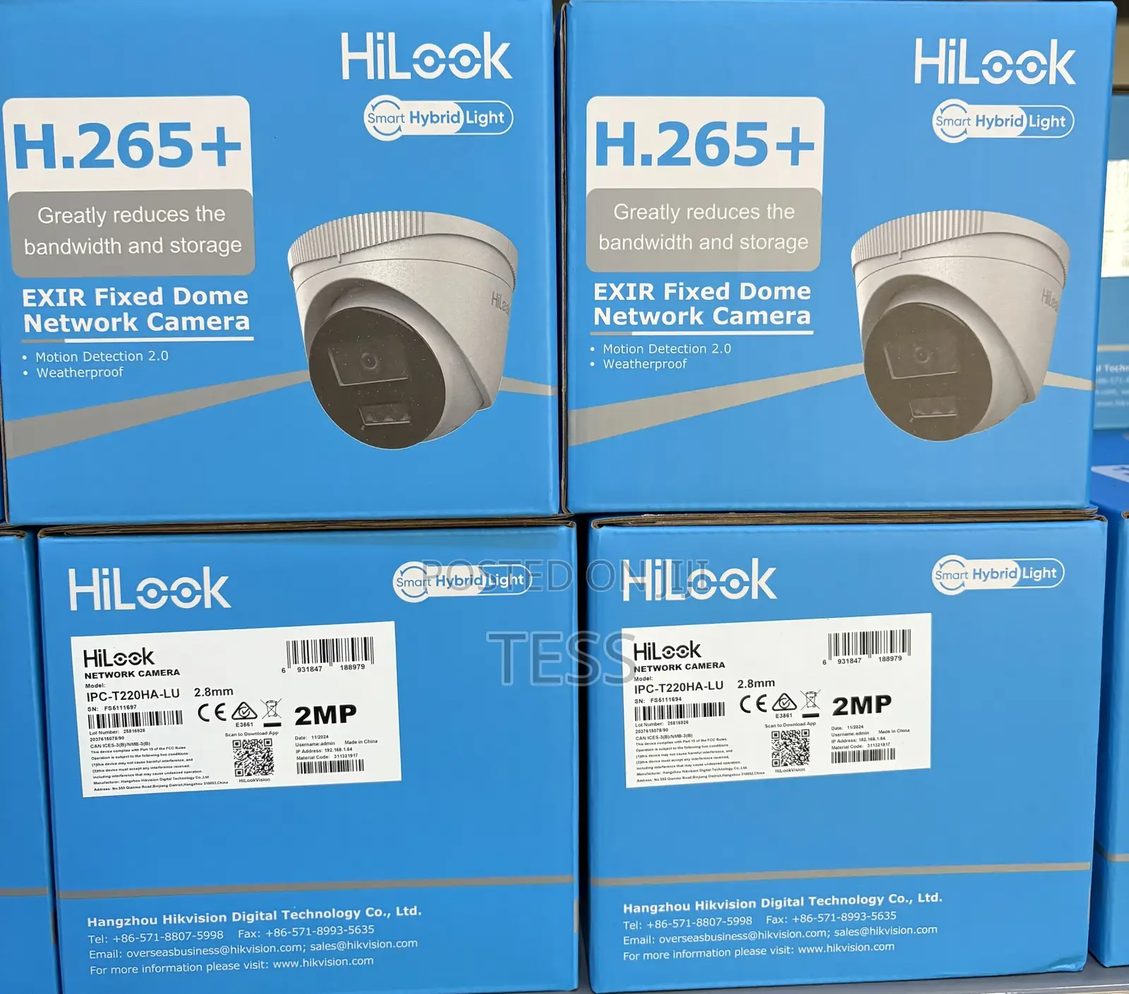 Hikvision/Hilook IP 2MP Camera Full Color Audio