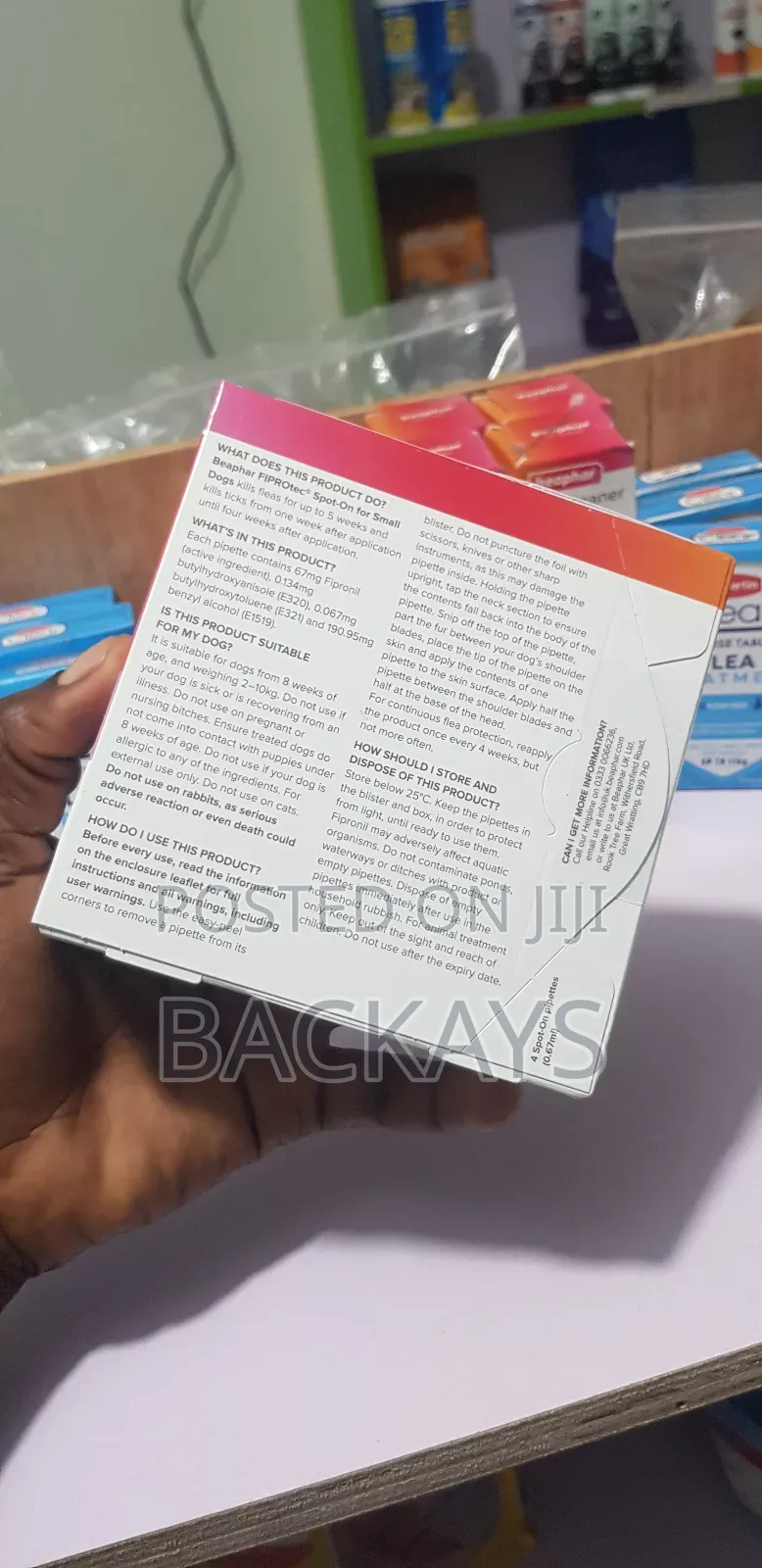 Beephar Fiprotec Flea and Tick Medication for All Dog Types