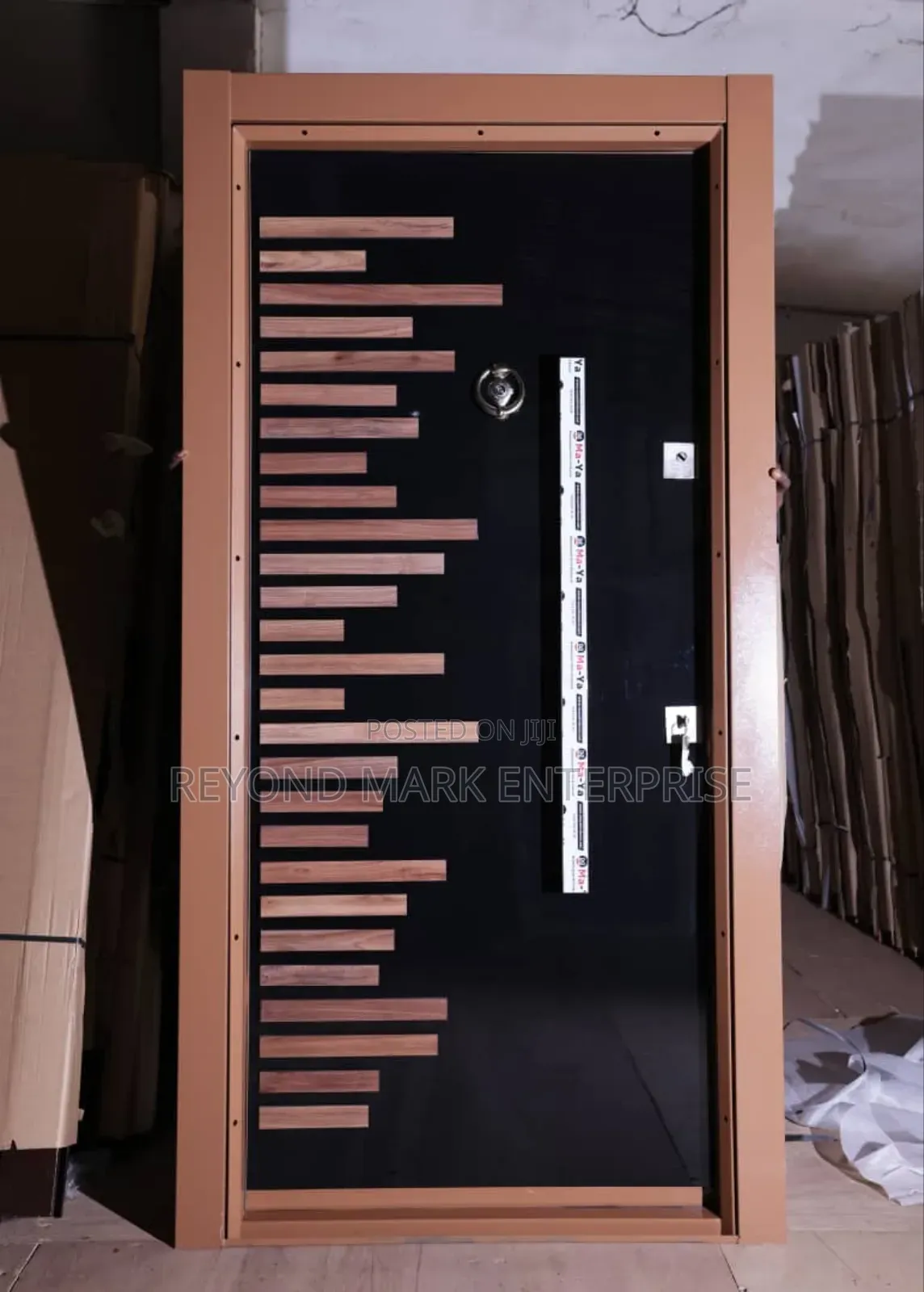 Luxury Single Security Door, Turkey Security Door, PVC
