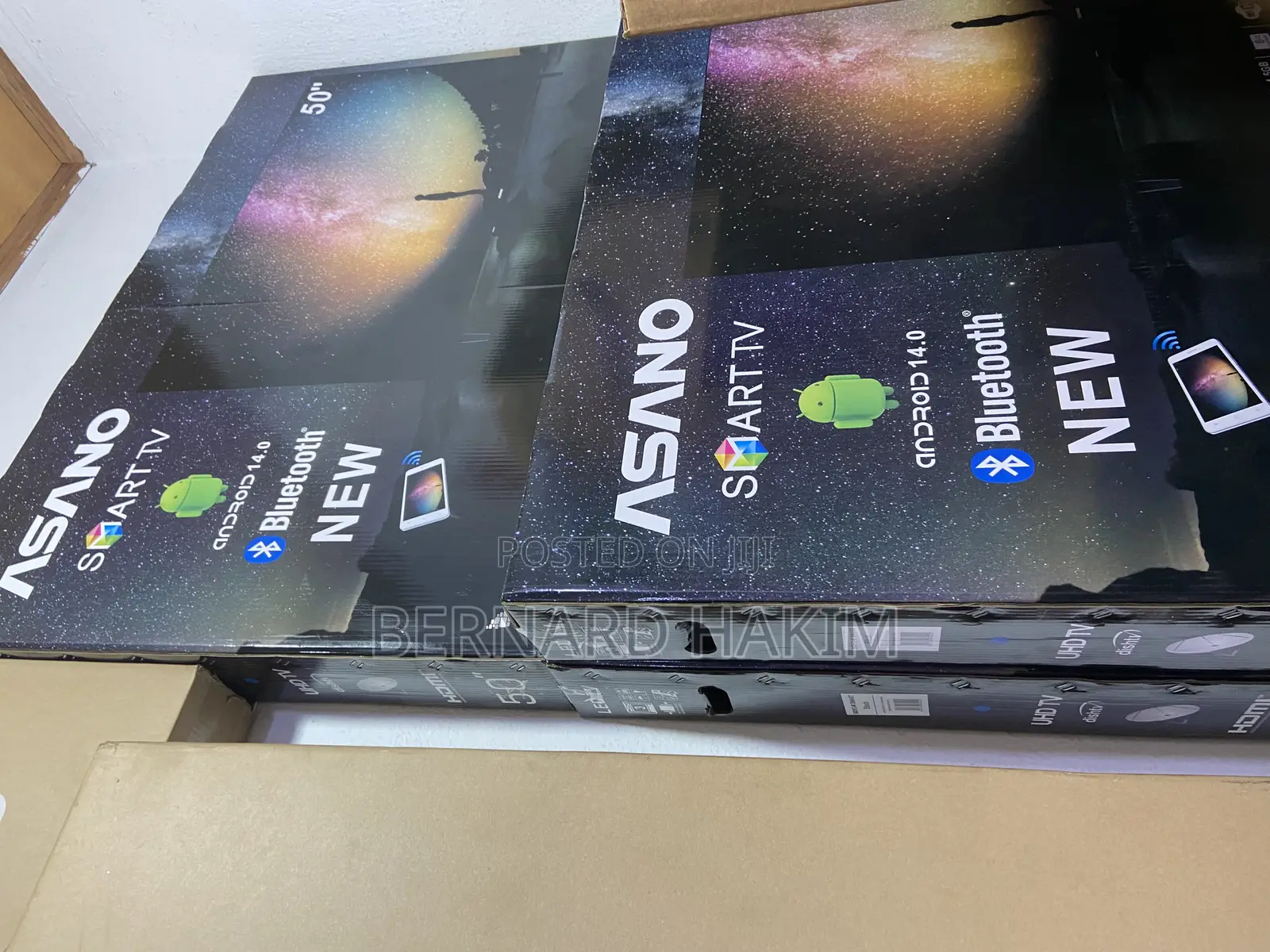 Asano 50” Smart Tv With Bluetooth