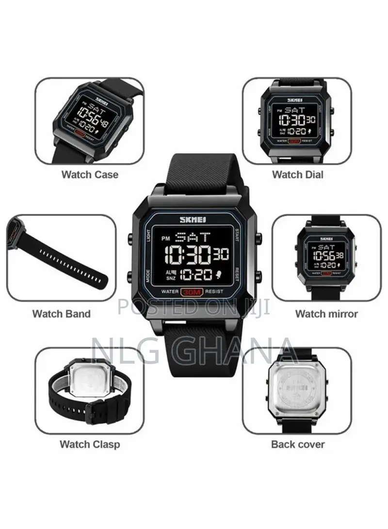 30M Children Luminous Electronic Watch 30M Waterproof Outdoo