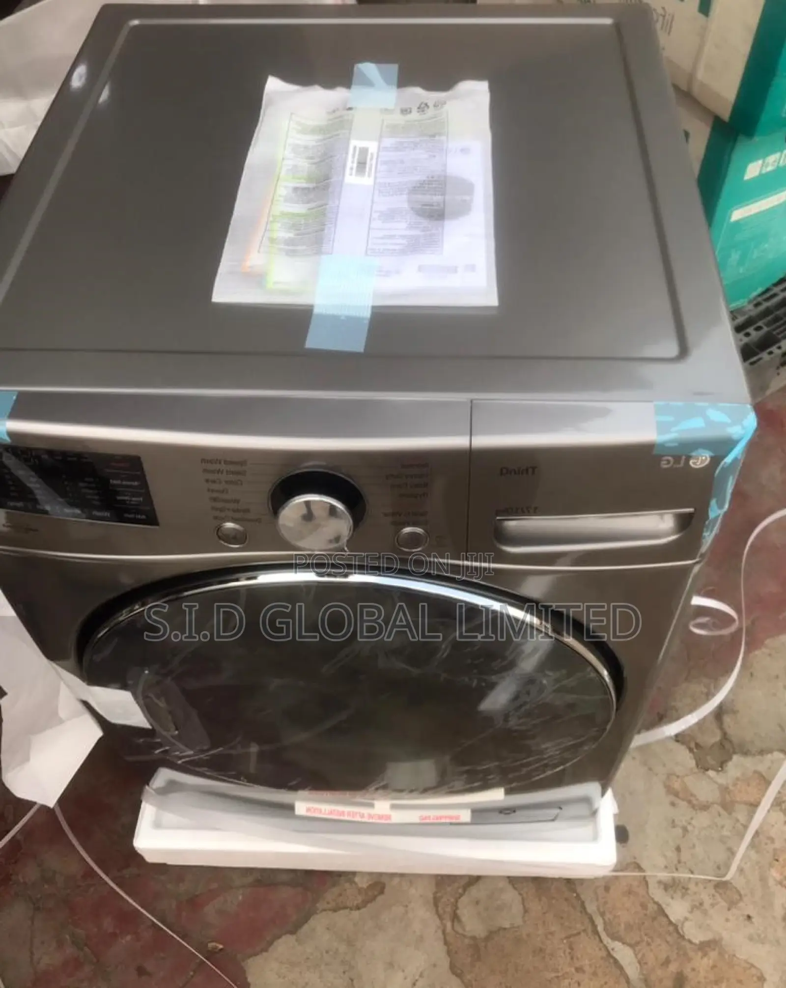 Easy Wash With LG 17/10 Kg Front Load Washer Dryer Steam