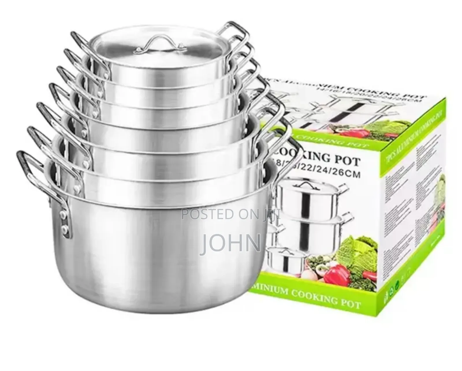 7pcs Aluminum Cookware Set