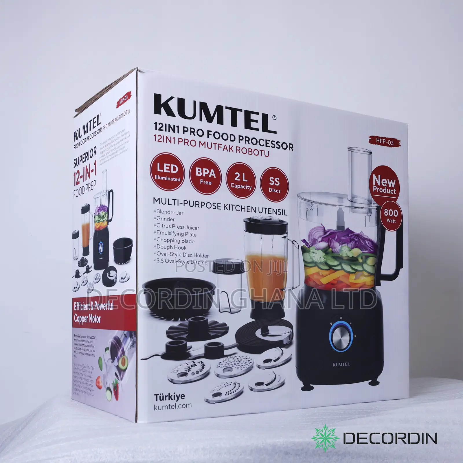 12in1 Professional Food Processor