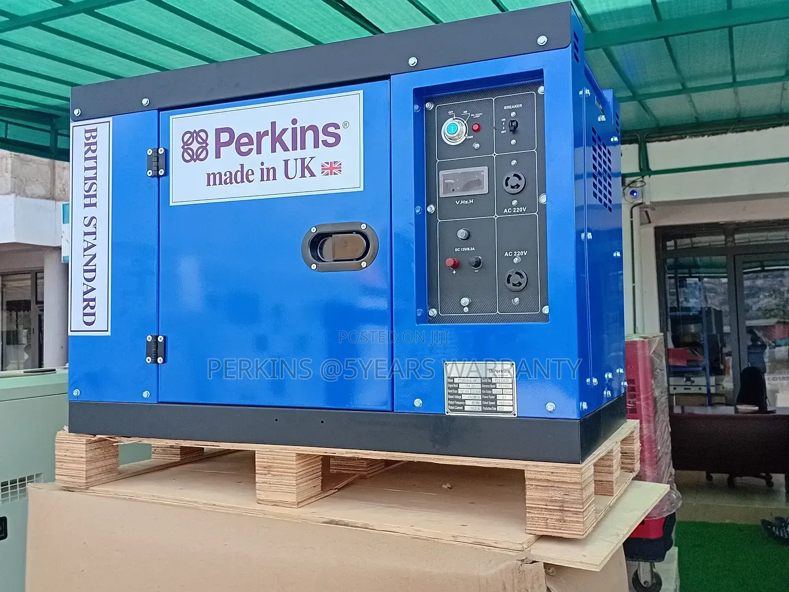 Diesel Perkins Generator 15kva 16500wats Silent Uk Generator