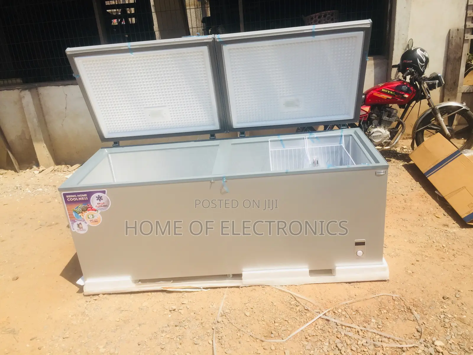 Nasco 800 Liters Double Door Chest Freezer