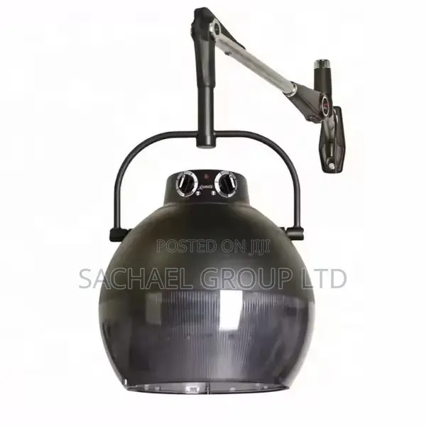 Black Wall Wall Mounted Hairdryer