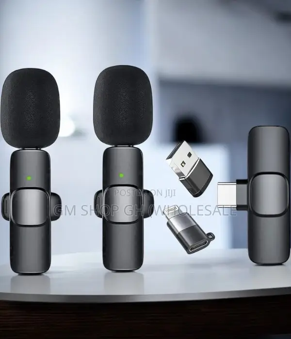 2 in 1 Wireless Microphone for Android and iPhone